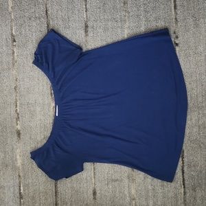 🔥Navy on/off shoulder top